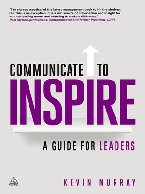cover image of Communicate to Inspire